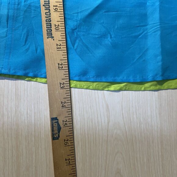 Diane Gilman Silk Layering Tank Blouse M Neon VTG Boxy Relaxed Fit Career Casual - Picture 6 of 7